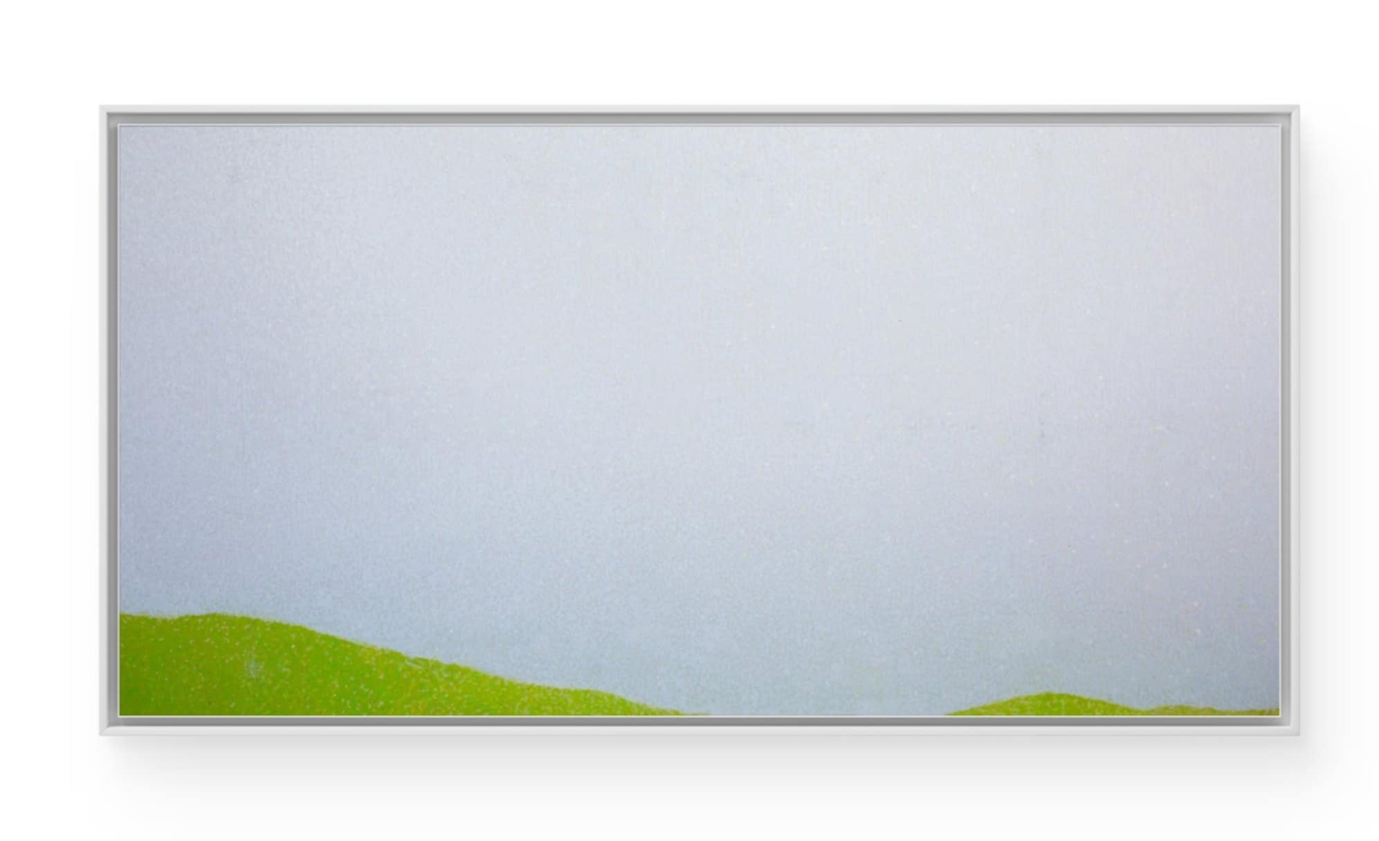 Grande paesaggio verde con cielo, 2019